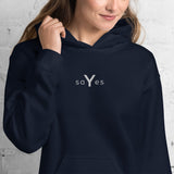 SAY YES | Embroidered Unisex Heavy Blend Hoodie