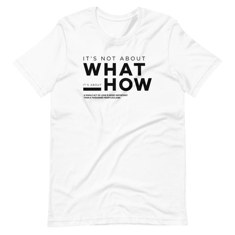 IT'S ABOUT HOW | Unisex Premium T-Shirt