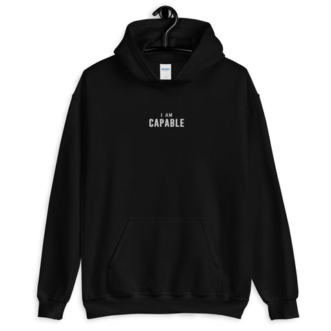 I AM CAPABLE | Embroidered Unisex Heavy Blend Hoodie
