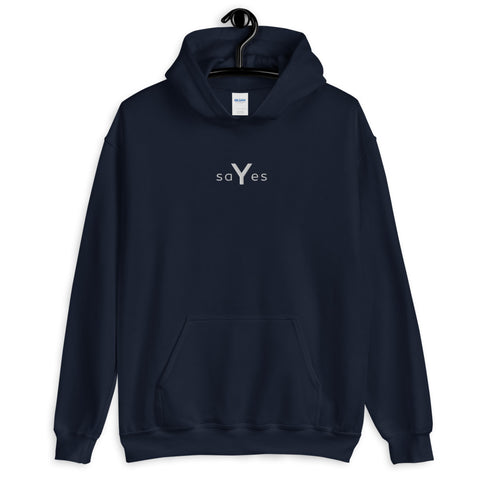 SAY YES | Embroidered Unisex Heavy Blend Hoodie